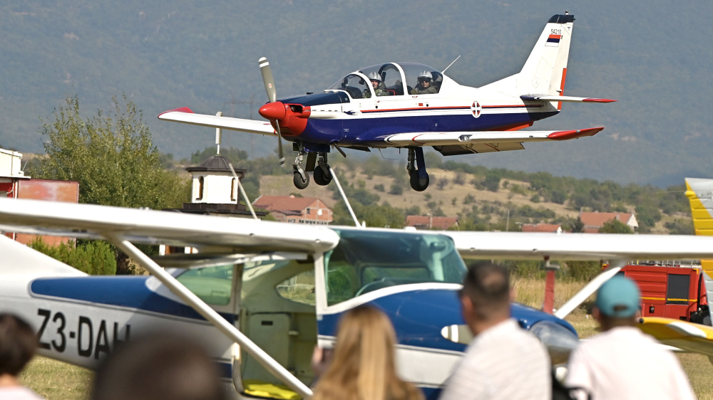 Vazduhoplovi Vojske Srbije na aeromitingu u Skoplju